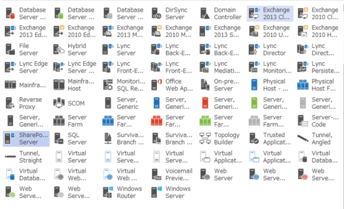 Visio の無償ステンシル Lync Exchange Sharepoint Sharepoint Technical Notes